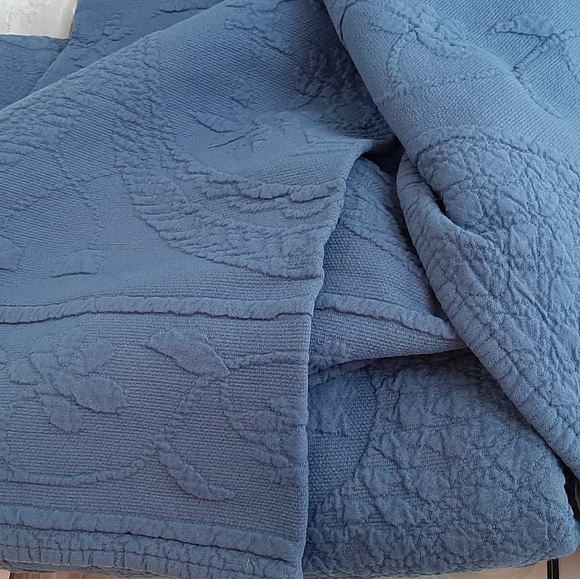 King Charles Blue Coverlet by - Picture 9 of 14